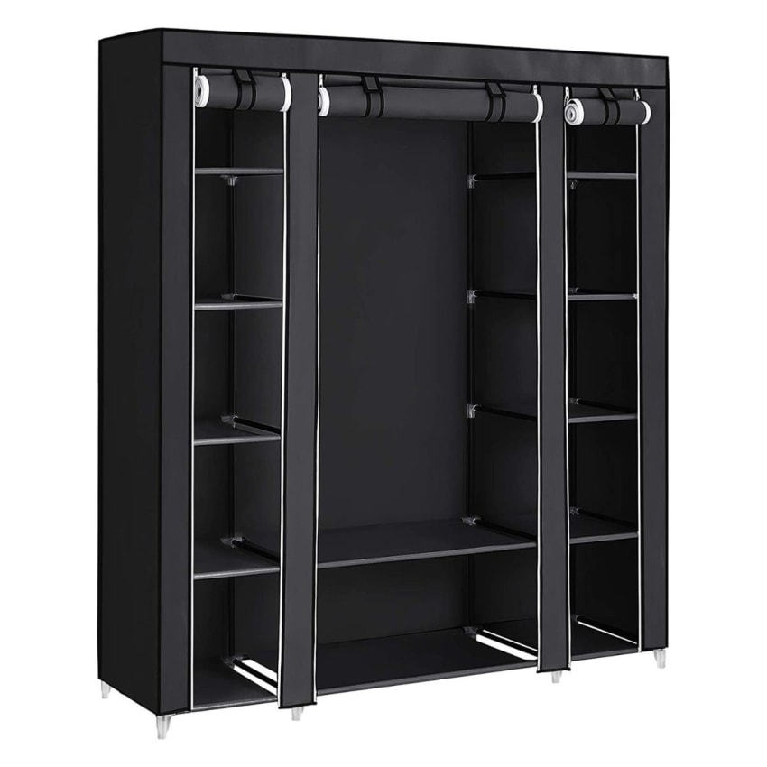 Armoire D'angle FCH – Penderie Avec 12 Grilles Et 2 Rails – Neuf