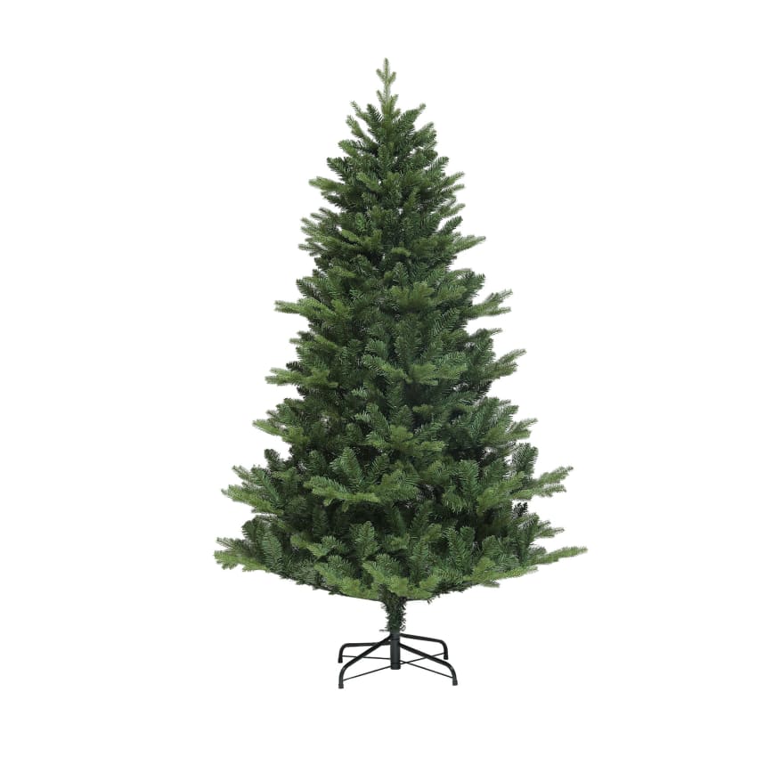 Albero Di Natale Artificiale Novatom – Abete Coreano In Polietilene – 180 Cm – Rami Realistici Ignifughi – Verde