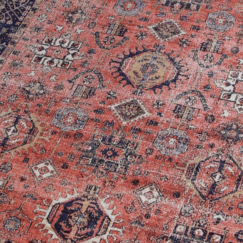 Donna - Tapis kilim 120 x 180 cm, laine tissée, motif géométrique