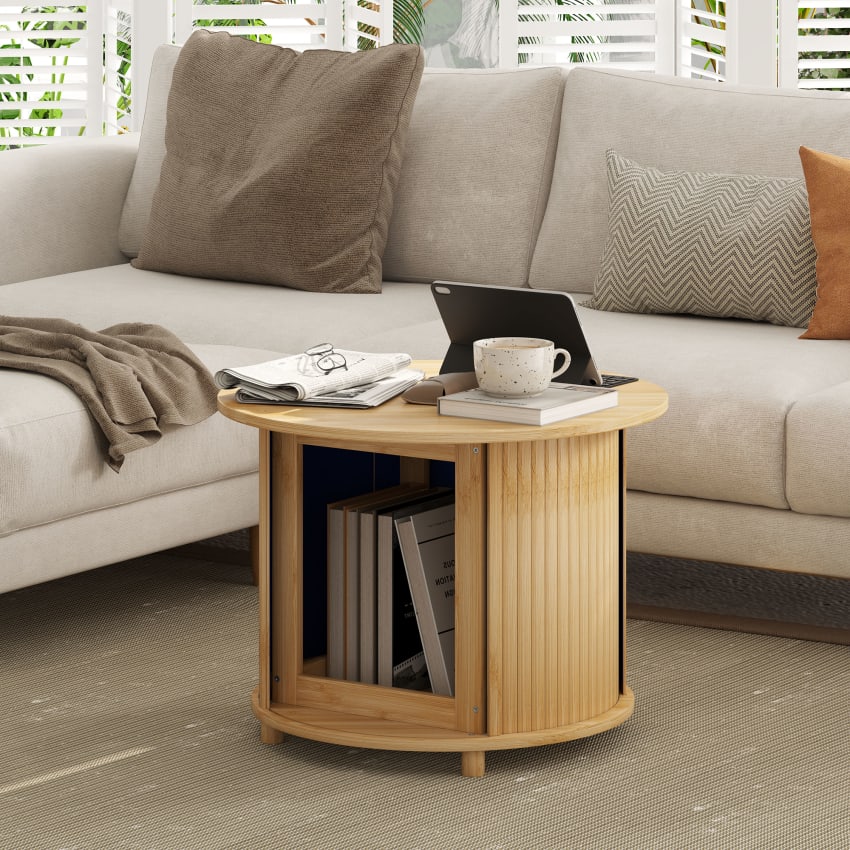 Table basse salon - HOMCOM - ronde - 2 niveaux - plateau effet marbre et étagère en verre trempé - 60 x 45 cm - blanc et doré - Maison Table basse salon - HOMCOM - ronde - 2 niveaux - plateau effet marbre et étagère en verre trempé - 60 x 45 cm - blanc et doré - Maison