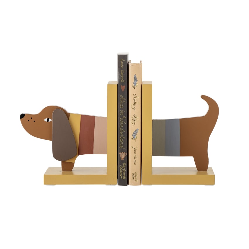 Borders Unlimited Fermalibri A Forma Di Sole Per Bambini - In Legno Multicolore, 17,8 Cm