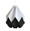 Lámpara para colgar de papel bicolor de origami - Talla M