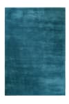 Écharpe à Poils Longs Gris Bleu - Occasion En Très Bon état (TBE)