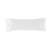 Taie d'oreiller en coton 100% 45x110 cm blanc