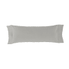 Funda de almohada de algodón 45x110 cm gris