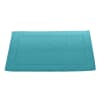 Tapis de bain 750gr/m2 en coton turquoise 50x80
