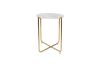 Table d'appoint en marbre blanc