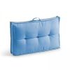 Rückenpolster für gepolsterte Palette, 60 x 40 cm Blau