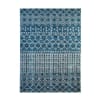 Tapis pour intérieur-extérieur motifs berbères bleu 160x230