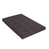 Matelas futon coton chocolat 140x190