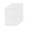 Lot de 3 gants de toilette 550 g/m² blanc 16x22 cm