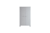 Armoire 2 portes en bois gris