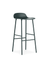 Chaise de bar avec structure en métal vert 75cm