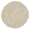 Alfombra Flokati de pura lana virgen natural con un diámetro de 200 cm