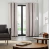 Tenda a righe verticali in tessuto satinato con occhielli - Verde - 280 X 145 | Leroy Merlin