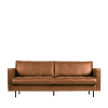 3-Sitzer-Sofa aus Eco-Leder, Braun
