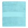 Drap de bain 550 g/m² bleu turquoise 70x140 cm