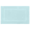 Grand tapis de bain zéro twist 1000 g/m² bleu arctic 60x100 cm