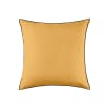 Housse de coussin en lin jaune 50x50 cm