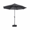 Parasol, sombrilla central, gris, 270cm