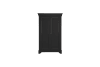 Armoire 2 portes en pin noir