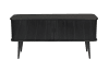 Sideboard/TV-Möbel aus Holz, schwarz