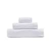 Set de tres toallas de baño (30x50+50x100+70x140) blanco