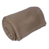 Couverture polyester taupe 240x220 cm