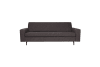 2,5-Sitzer-Sofa aus Stoff, grau