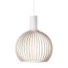 Lampe suspension blanche H55cm