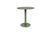 Mesa de bistro de metal verde