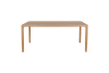 Table 180x90cm en bois beige