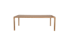 Tavolo in legno chiaro 220x90cm