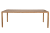 Table repas en frêne naturel 220 cm