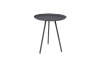 Tavolino in metallo grigio