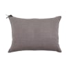 - Coussin Lin pur lavé Taupe 50x70