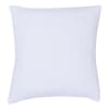 Coussin en coton blanc 45 x 45