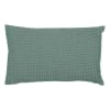 Coussin  en coton vert de gris 30 x 50