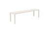 Banc en aluminum blanc