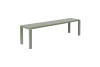 Banc en aluminum vert