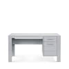 Schreibtisch aus Kiefer, Grau