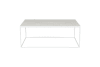 Table basse en céramique blanc