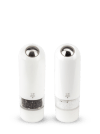 Duo de moulins poivre et sel électriques ABS blanc H17cm