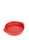 Tourtière céramique rouge D28cm