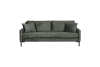3-Sitzer-Sofa aus Stoff, grün