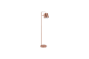 Lámpara de pie de metal cobre