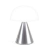 Lampe LED portable large en ABS argent