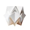 Lampe de table origami bicolore en papier taille M