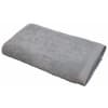 Drap de bain éponge en coton gris clair 100x150 cm