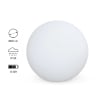 Boule led 60cm – sphère décorative lumineuse, D60cm, blanc chaud,